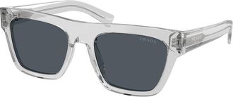 Prada PR C03SF Asian Fit 17P70B Mens Sunglasses Grey Size 55