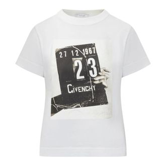 Givenchy Clapperboard Print T-shirt - female - Givenchy - T-Shirts - White - M - Tops