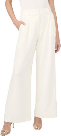 Ted Baker Beatrice Pleated Wide Leg Linen-Blend Trouser