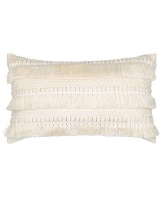 Elaine Smith Cascade Indoor & Outdoor Woven Accent Pillow in Crema at Nordstrom, Size 12X20
