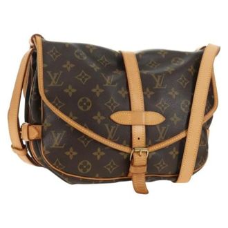 Louis Vuitton Pre-owned Cross Body Bags, female, Brown, Size: ONE SIZE Pre-owned Monogram Canvas Shoulder Bag