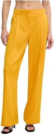 Day Birger Et Mikkelsen Carter Wide Trousers - Trousers - Mujer - Amarillo - XS