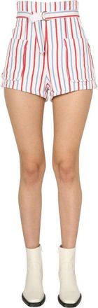 Philosophy di Lorenzo Serafini High-Waisted Tailored Shorts With Removable Belt
