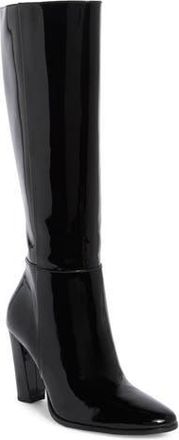Reformation Aurelie Knee High Boot in Black Patent at Nordstrom Rack, Size 7.5