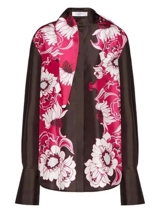 Valentino Garavani floral pattern shirt - Pink