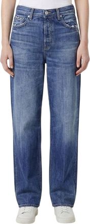 Haikure Blue Straight High Rise Jeans