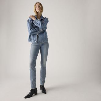 Levi's 724 High Rise Straight Jeans - Womens - 23X30 - Blue