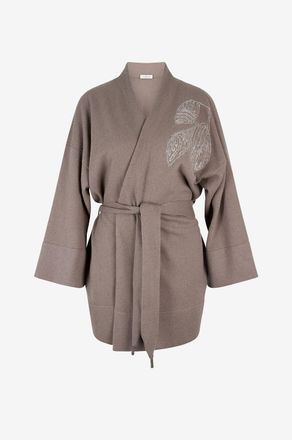 PANICALE Kimono aus Wolle und Seide
