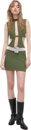 Aniye By Vestido sin mangas con aberturas - Dresses - Mujer - Verde - S
