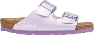 Rohde Roze Alba Sandaal - Synthetisch Perlato - Dames - Sandalen - Paars - 37 EU - Schoenen