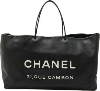 Chanel Pre-owned Tote Bag - Dames - Vintage Shopper - Zwart - ONE Size - Leer - Vintage
