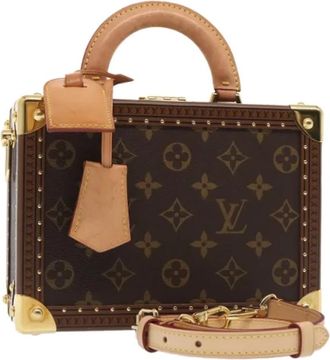 Louis Vuitton Tweedehands Canvas handtassen - Dames - Vintage Handtas - Bruin - ONE Size - Vintage