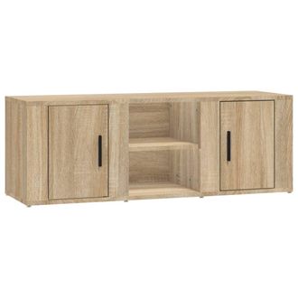 vidaXL Vidaxl - Mueble Para Tv Madera Contrachapada Roble Sonoma 100x31,5x35 Cm