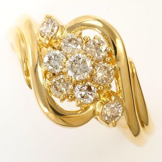 C&A Yellow Gold Yellow Gold (18K) Band Ring (Pre-Owned)