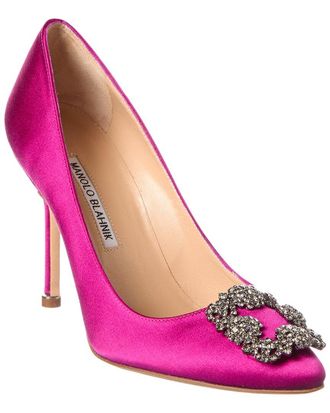 Manolo Blahnik Hangisi 100 Satin Pump