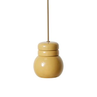 HKliving Ceramic Bulb Pendelleuchte, mustard