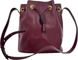 Cartier Pre-owned Must De Bucket Bag - Dames - Vintage Tas - Paars - ONE Size - Leer - Vintage