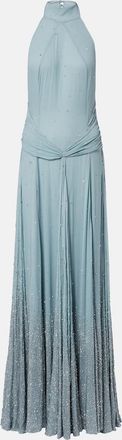 New Arrivals Abito lungo Halo in seta