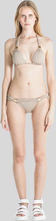 Sauipe Swimwear Nina Classic Brief Bikini Bottom in Camel at Nordstrom, Size Medium