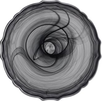 American Atelier Alabaster Scallop Tray