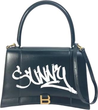 Balenciaga Pre-owned Leather balenciaga-bags - Dames - Vintage Handtas - Zwart - ONE Size - Leer - Vintage