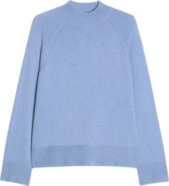 Pennyblack T-Shirts - Dames - Ronde hals truien - Blauw - S - Truien & Vesten