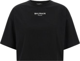 Balmain Black Logo Crew Neck T-Shirt
