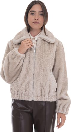 Liu Jo Pellicciotto ecologico Beige Liu Jo Donna