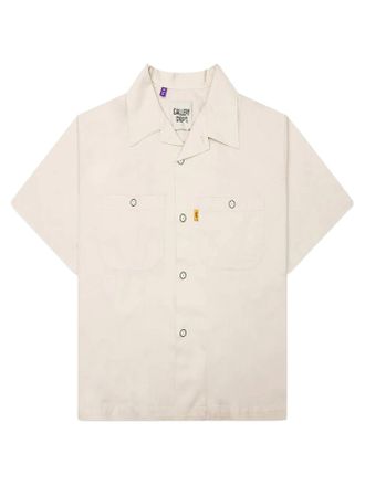 Gallery Dept. Mens Mechanic Shirt in Cream Cotton - Size X-Large