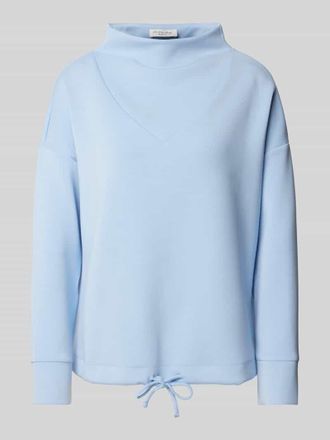Christian Berg Sweatshirt mit Turtleneck in Bleu, Gr&ouml;&szlig;e S