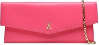 Patrizia Pepe Pochette Fly Bamby - Dames - Clutches - Roze - ONE Size - Leer - Tassen