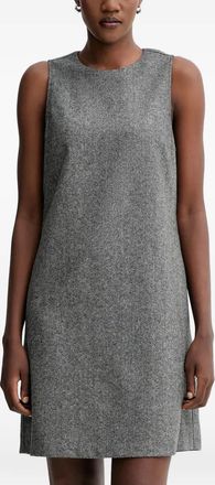 Marc O'Polo Mouwloze mini-jurk met ronde hals - Grijs