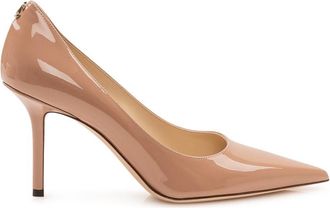 Jimmy Choo London Pink Slip On Pumps