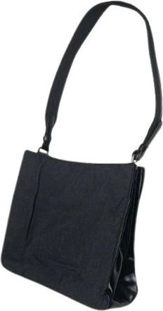 Prada Pre-owned Shoulder Bags, female, Gray, Size: ONE SIZE Pre-owned Cotton Shoulder Bag
