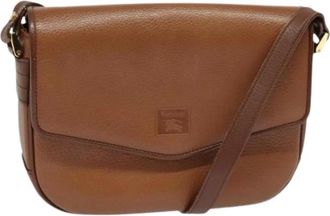 Burberry Pre-owned Cross Body Bags, female, Brown, Size: ONE SIZE Pre-owned Vintage Shoulder Bag