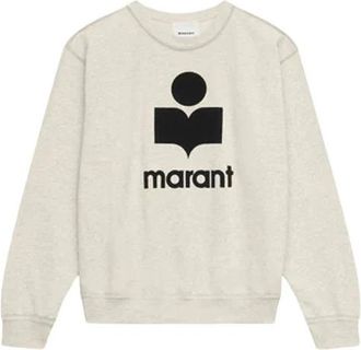 Isabel Marant Mikoy Sweatshirt - Heren - Sweatshirts - Beige - XL - Katoen - Hoodies & sweatvesten