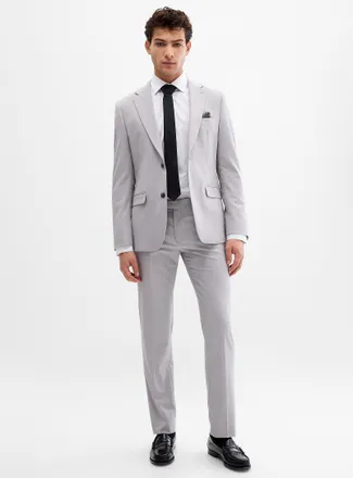 Soul of London Mens Twill minimalist suit Slim fit