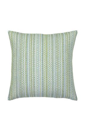 Elaine Smith Kaleidoscope Chenille Micro Check Indoor & Outdoor Woven Accent Pillow in Spring at Nordstrom, Size 20X20