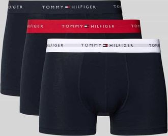 Tommy Hilfiger Trunks aus Baumwoll-Mix im 3er-Pack in Black, Gr&ouml;&szlig;e XXL