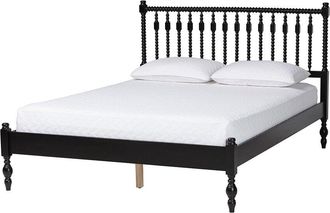 Baxton Studio Callison Spindle Platform Bed