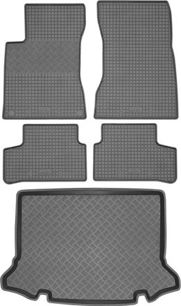 OEM Juego De Alfombrillas De Goma Para Coche Y Maletero Para Mercedes Clase A W177 Hatchback (a Partir De 2018)