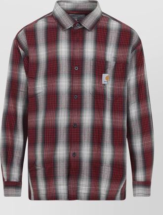 Carhartt Work in Progress check long-sleeve shirt