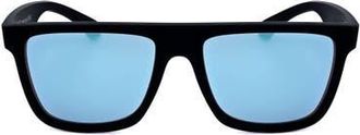 Lotto 52mm Square Sunglasses in Black Tampo at Nordstrom
