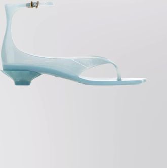 Chlo&eacute; transparent jelly thong sandals