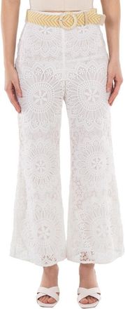 Zimmermann Chintz Doily Lace Trousers, Size XX-Small
