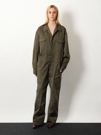 Frankie Shop Womens Jumpsuit Ardea Green Cotton Dress