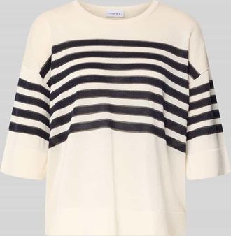 Comma Relaxed Fit Pullover aus Lyocell-Mix Modell M&auml;rz in Weiss, Gr&ouml;&szlig;e L