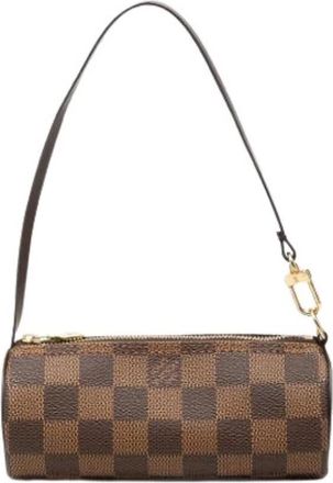 Louis Vuitton Pre-owned Papillon Pochette - Dames - Vintage Schoudertas - Bruin - ONE Size - Vintage