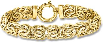 Ross-Simons 18kt Yellow Gold Byzantine Bracelet