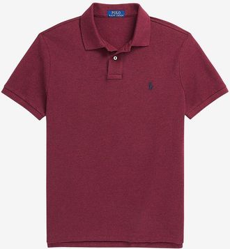 Polo Ralph Lauren Polohemd aus Baumwollpiqu&eacute; mit Pony-Stickerei Custom Slim Fit